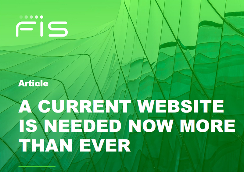Article: A current website is needed now more than ever