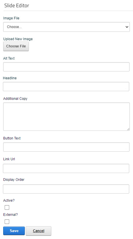 Slide Editor Example