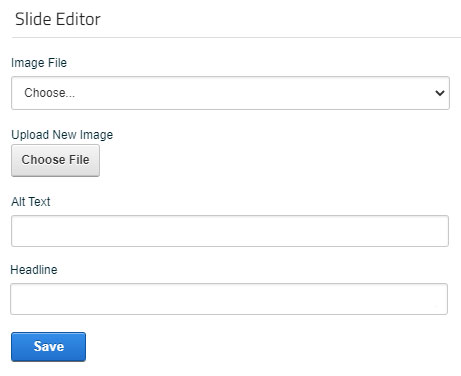 Slide Editor Example